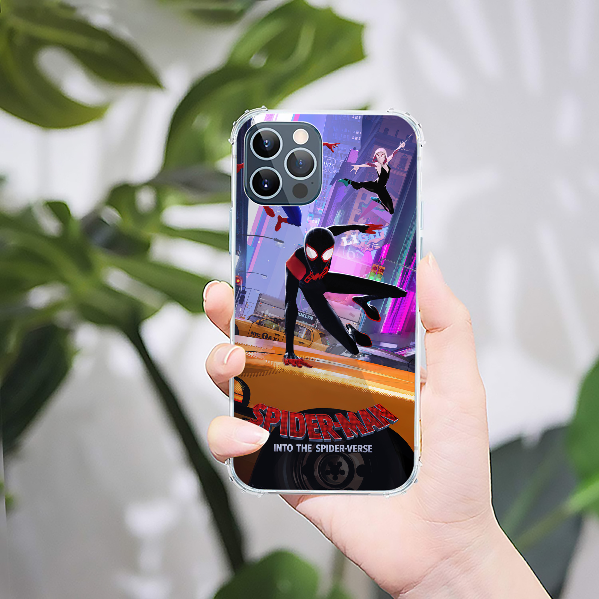 （画像用） Spider Man スパイダーマン 【iPhone 12シリーズ対応】透明スマホケース（クリアソフトケース）